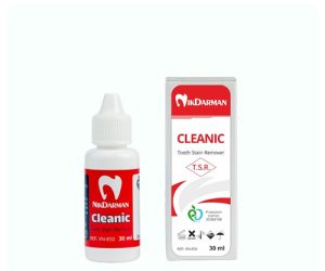 محلول لکه بر دندان  (Cleanic)