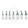 فورسپس جار JAR FORCEPS اطفال فنردار جویا در نمای روبه‌رو
