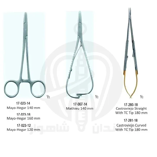 فورسپس جار JAR FORCEPS اطفال فنردار جویا در نمای روبهرو