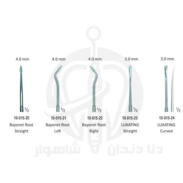 الواتور نوک ریشه ROOT TIP ELEVATORS جویا در نمای روبهرو