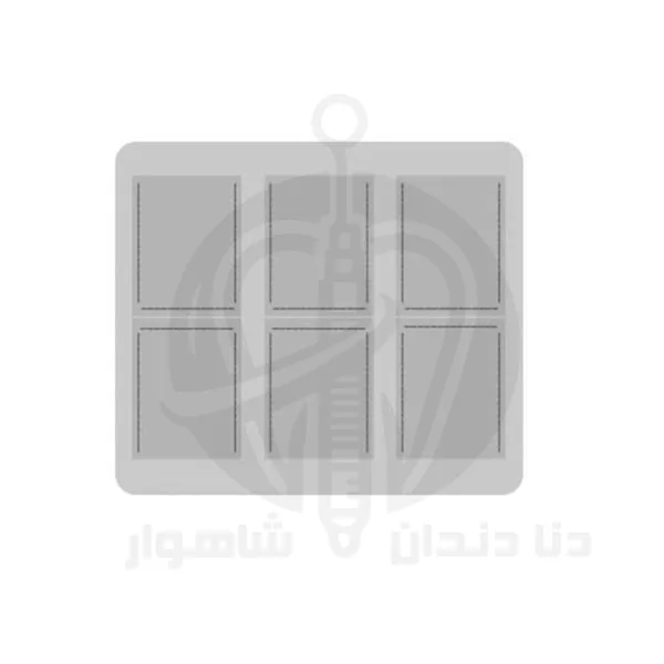 روکش فیلم ساده دندانپزشکی در نمای روبهرو و کامل