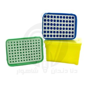 رک ابزار استریل دندانپزشکی در نمای روبه‌رو و کامل