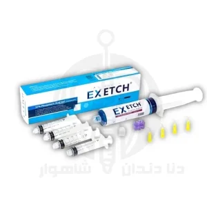 اسید اچ دندانپزشکی EXETCH با بسته‌بندی کامل محصول