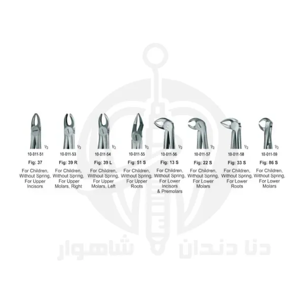 فورسپس اطفال بدون فنر جویا