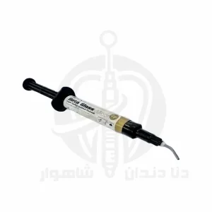 نمای نزدیک Light Cure Glass Ionomer بتا گلس دندانپزشکی