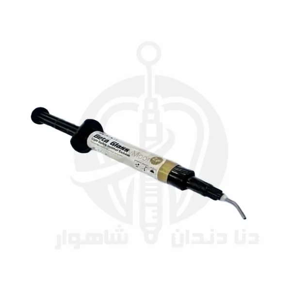 نمای نزدیک Light Cure Glass Ionomer بتا گلس دندانپزشکی
