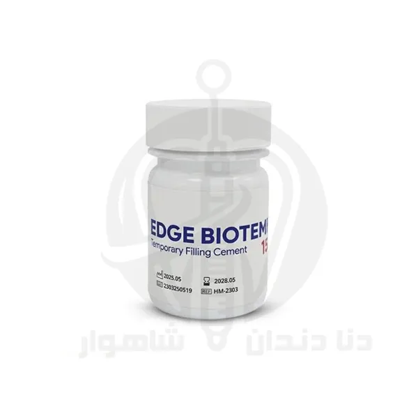 سمان موقت پایه آب EDGE BIOTEMP در بستهبندی اصلی محصول