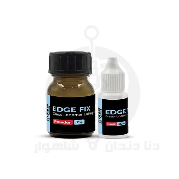 سمان لوتینگ گلاس آینومر EDGE FIX در بستهبندی اصلی محصول