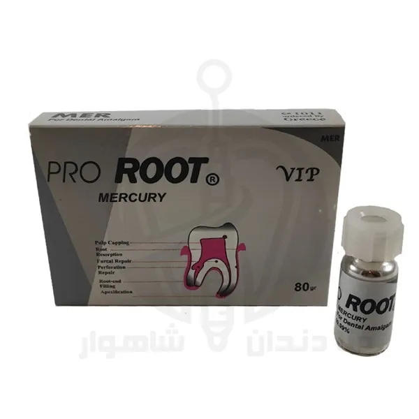 بستهبندی جیوه پروروت PRO ROOT QUICKSILVER در نمای روبهرو