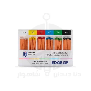 گوتا پرکا تیپر ثابت EDGE GP در بسته‌بندی اصلی محصول